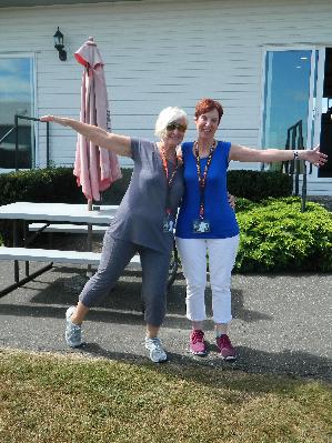 Barb on the right before the jump